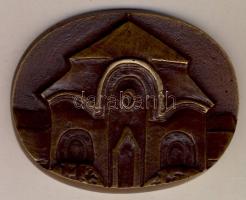 DN Várpalotai templomot ábrázoló Br plakett T:2