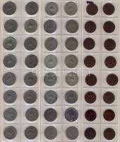 Kis fillér tétel berakólapon 1933-39. 1f (16x) + 1893. 10f (2x) + 1894. 10f (9x) + 1895. 10f + 1908....