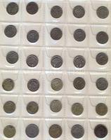 Ausztria 1893-1917. 10h (26x) + 20h (4x) T:vegyes /
Austria 1893-1917. 10 Heller (26x) + 20 Heller ...