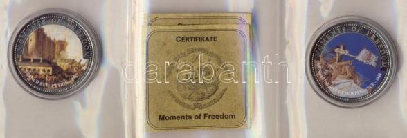 Libéria 2001. 10$ "Szabadság pillanatai-Francia forradalom" multicolor T:PP + 10$ "Ma...