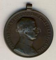 1917. Bronz Vitézségi Érem "Fortitudini" IV.Károly, szalag nélül T:2