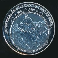 DN "A magyar nemzet pénzérméi - Honfoglalás Millenniumi emlékpénz" Ag emlékérem (10g) T:PP