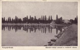 Fonyód-fürdő Sándor-telepi strand