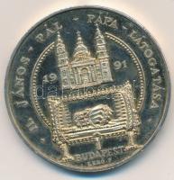 1991. "Napjaink magyar történelme - II. János Pál Pápa látogatása-Budapest"aranyozott emlé...