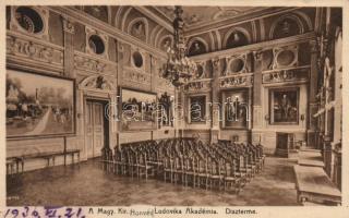 Budapest VIII. Ludovika Akadémia díszterem