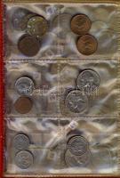 Kis hobbigyűjtemény albumba rendezve, közte néhány fillér, többi külföldi fémpénz , összesen 68db! T:vegyes