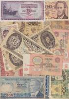 Vegyes külföldi és magyar bankjegy tétel, közte 1923. 1000K is T:vegyes, összesen 20db