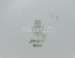 3 darabos Zsolnay jelzett porcelán tálaló készlet (az egyik nem szembetűnő helyen javítva) / Zsolnay...