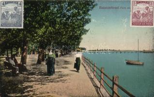 Balatonfüred parti sétány, Divald (hátoldalon ragasztott)