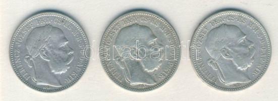 1893-95. 1K Ag (3x) T:2-