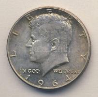 USA 1964. 1/2$ Ag "Kennedy" T:2 /
USA 1964. 1/2 Dollar "Kennedy" C:XF