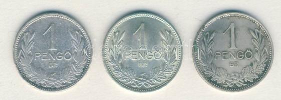 1926-38. 1P Ag (3x) T:2,3