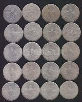 1993-94. 200Ft Ag "MNB" és "Deák" (20x) T:vegyes