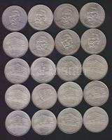 1993-94. 200Ft Ag "MNB" és "Deák" (20x) T:vegyes