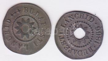 1866 "Budapest Lánchid" 2klf hídbárca T:2