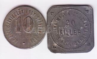 DN. Bp. Köztisztviselők Fogy. Szövetkezete - bárcák 10f + 20f T:2-