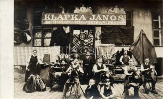 1896 Budapest VIII. Klapka János kocsigyáros, szíjgyártó, nyerges műhelye (Baross utca 78.) photo