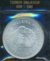 Hollandia 1970. 10G Ag "Wilhelmina Julianna" T:2 /
Netherlands 1970. 10 Gulden Ag "2...