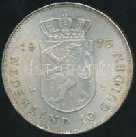 Hollandia 1973. 10G Ag "Julianna megkoronázásának 25. évfordulója" T:2 /
Netherlands 1973...