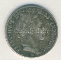 Ausztria/magyar verdejel 1856B 20Kr Ag "Ferenc József" T:2 patina