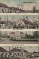 Dénesfa szövetkezettel és a Cziráky-kastéllyal (lyuk / pinhole)