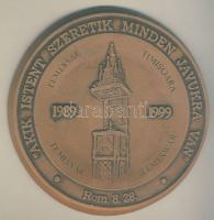 Románia / Temesvár 1989-1999. "Akik Istent szeretik minden javukra van" kerámia emlékplakett T:1 /  Romain / Timisoara 1989-1999. Ceramic plaque C:UNC