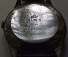 Mechanikus működésű svájci Marvin márkájú működőképes karóra