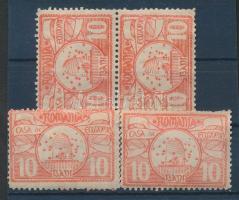 4 db román levélzáró