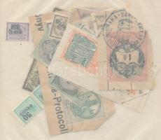 66 db okmánybélyeg, ebből 11 db okmányon