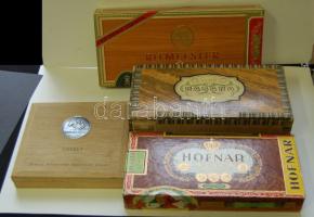 4 db holland és kubai fa szivarosdoboz / 4 cigar boxes