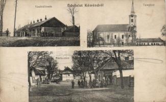 Kéménd with railway station