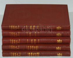 Wielands Gesammelte Werke 2.-6. kötet, Stuttgart 1885. dombornyomott egészvászon kötésben, szép álla...