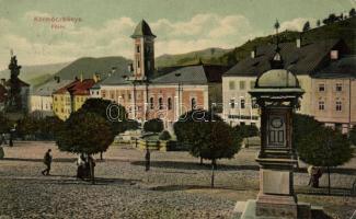 Körmöcbánya main square, the shop of the Goldner brothers