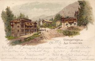 1898 Tátrafüred litho