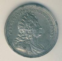 1740. "VI. Károly Német Római Császár (III.Károly magyar király) temetése" ón emlékérem (d...