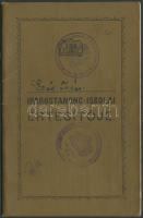 1928 Iparostanonc-Iskola értesítője, bizonyítvány és tanoncszerződés