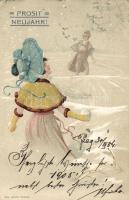 New Year snowball litho (EB)