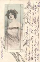 Art Nouveau, lady