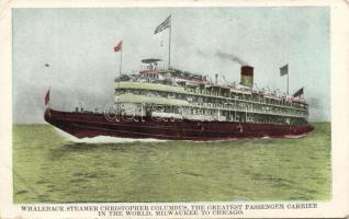 Whaleback steamer Christopher Columbus (EK)