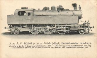 MÁV 342,008 Prairie locomotive