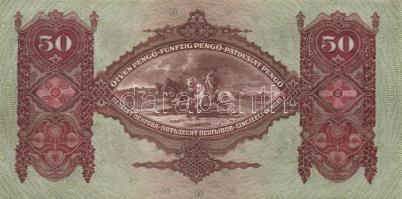 1932. 50P (2x) kétféle színű sorszámmal T:II+ + 1941. 20P (3x) kettő alacsony sorozatszámú T:II