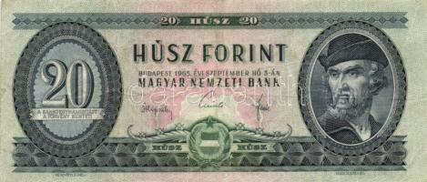 1930. 20P T:III- + 1941. 20P (4x) T:I-,II + 1965. 20Ft T:III