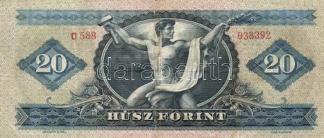 1930. 20P T:III- + 1941. 20P (4x) T:I-,II + 1965. 20Ft T:III