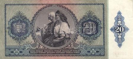 1930. 20P T:III- + 1941. 20P (4x) T:I-,II + 1965. 20Ft T:III