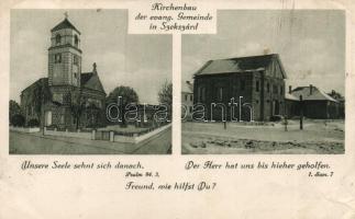 3 db magyar templom régi képeslapon (Nyírbátor, Szekszárd, Püspökladány)