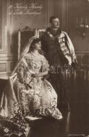 2 db megíratlan Károly király képeslap