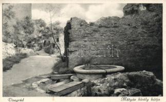 4 db háború előtti, jó minőségű Visegrád városképes lap