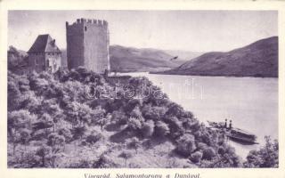 4 db háború előtti, jó minőségű Visegrád városképes lap