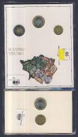 Vatikán 2001. 200L + 1000L souvenir szettben + 2001. 20L + 500L + 1000L bélyeges souvenir szettben T...