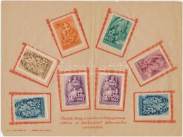 1909-1983 395 db (344 klf) magyar és külföldi levélzáró bélyeg, ívek, összefüggések is (segély, ünne...